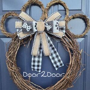 Welcome Paw Wreath 🐾